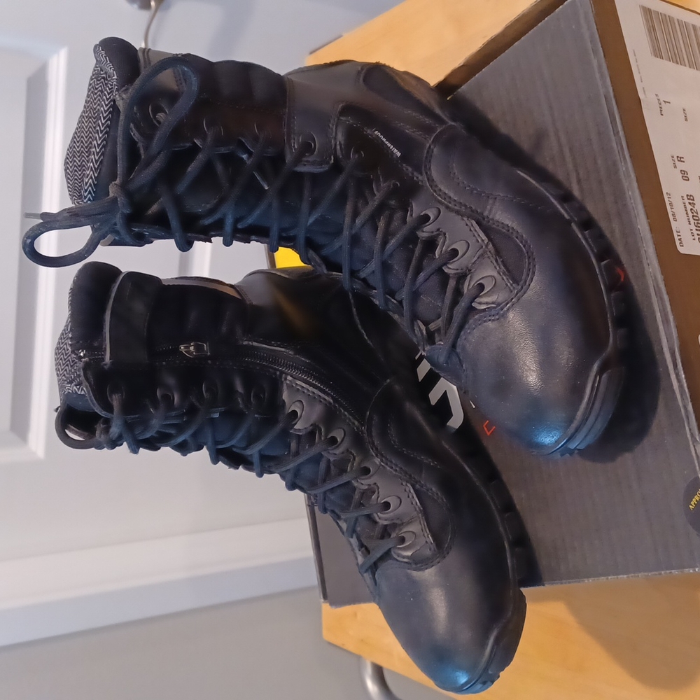 Black Tactical Research waterproof 9 men's boots